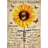 Sunflower Letters-Full Round Diamond Painting(40*60cm)