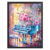 Piano-16CT Stamped Cross Stitch Egyptian Cotton 74*93cm/29.13*36.61in (Big Size) tapestrymarket