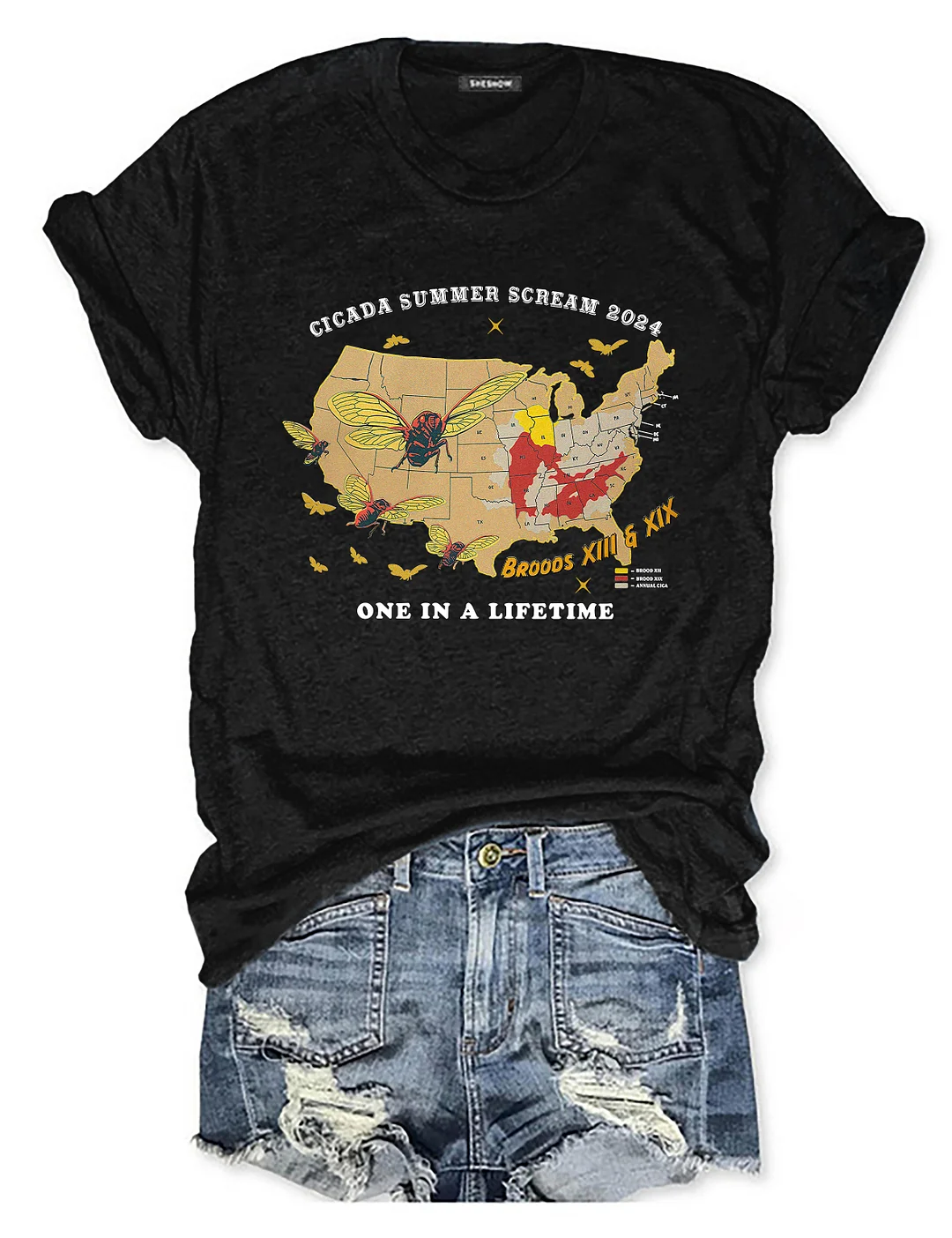 Cicadas Summer Scream Reunion Tour 2024 T-shirt