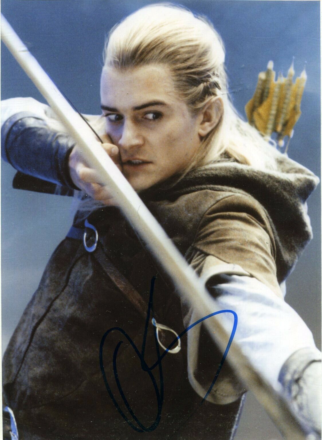 Orlando Bloom Stunning 8 X 10 Autographed Photo Poster painting Lord of The Rings (Rp 26)