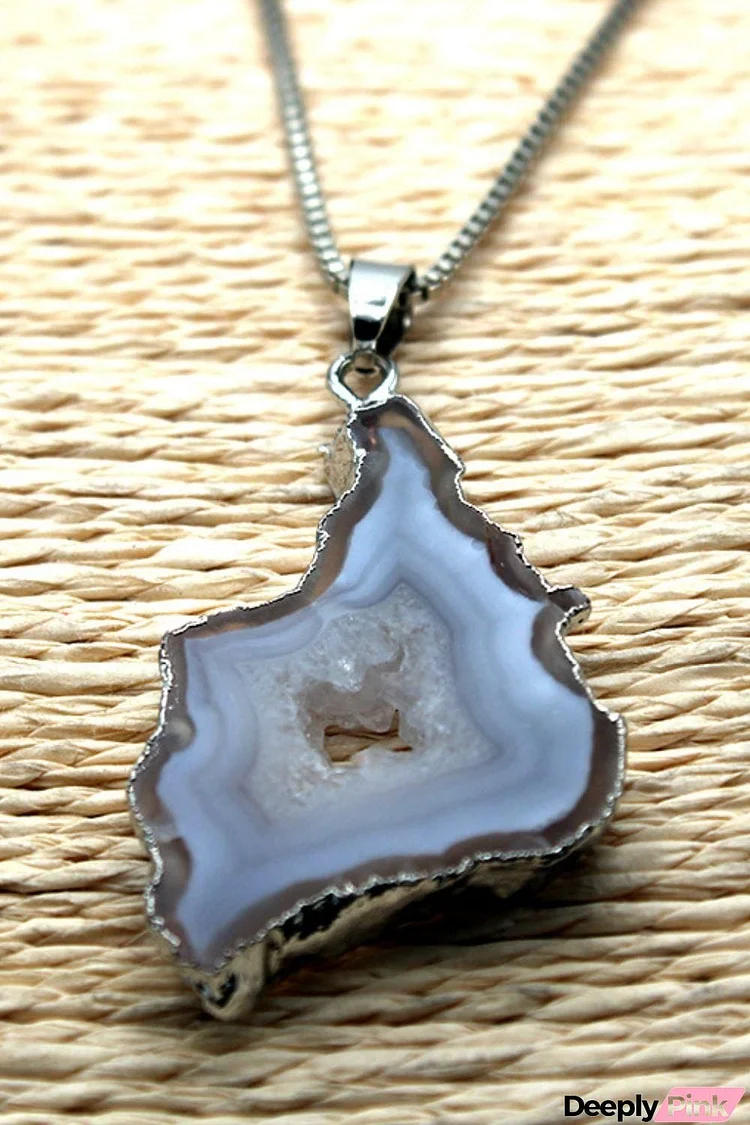 Irregular Agate Pendant