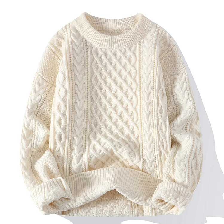 Green Sweaters Men Crewneck Sweater Men Pullover Jumpers Fashion Clothing Autumn Winter Tops Men Knitted Sweatshirts