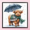 Christmas Yak-11CT Stamped Cross Stitch 50*50cm/19.69*19.69in
