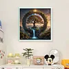 Life Tree-14CT Stamped Cross Stitch 40*40cm