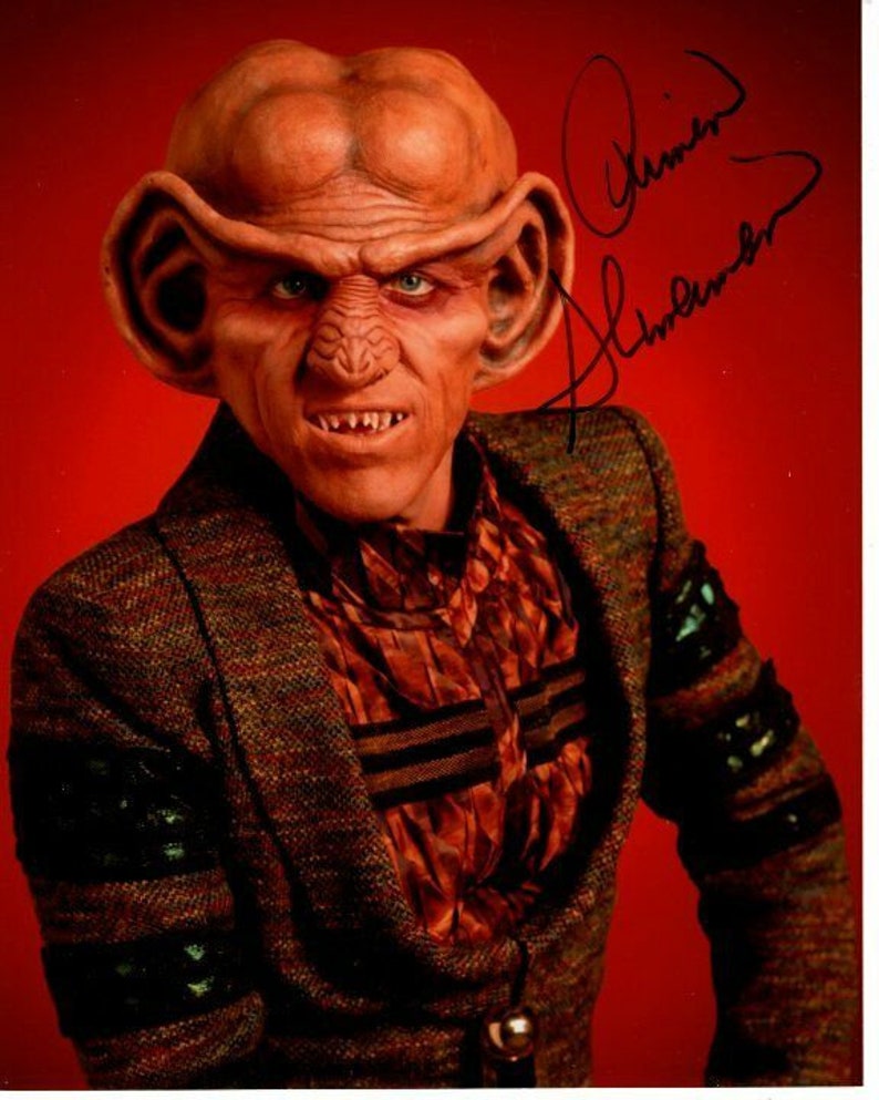 Armin shimerman signed star trek deep space nine quark 8x10 Photo Poster painting