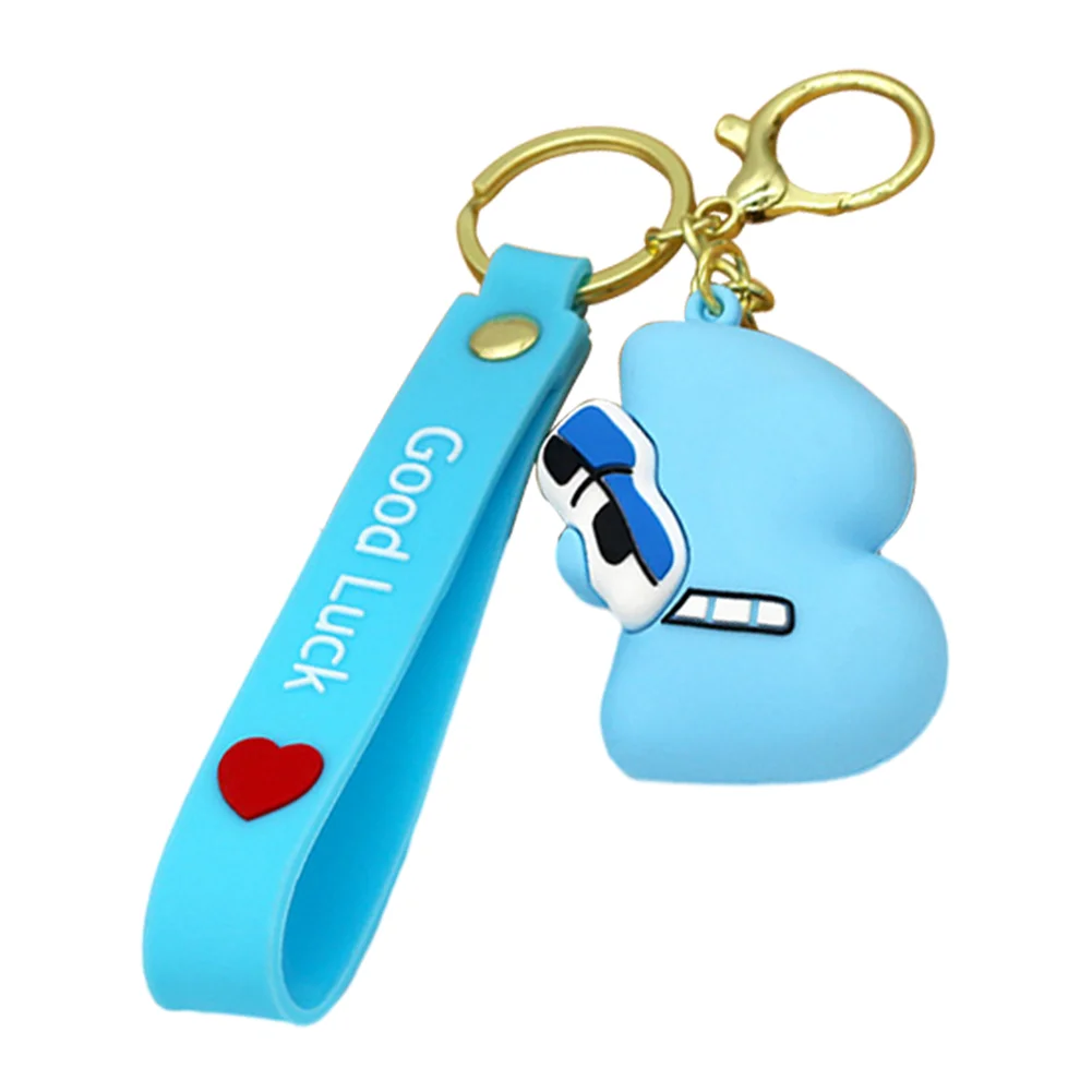 Letter A-Z Keychain Wacky Wizard Handbag Key Chain for Car Keys/Wallet/Backpack