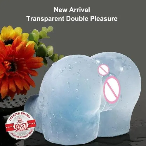 Soft Transparent silicone Sex Dolls Male Masturbator 3D Realistic  Masturbation