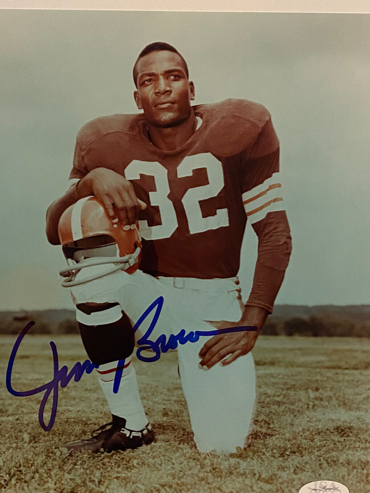 Jim Brown 8x10 Signed Autograph Auto JSA Authenticated Cleveland Browns COA
