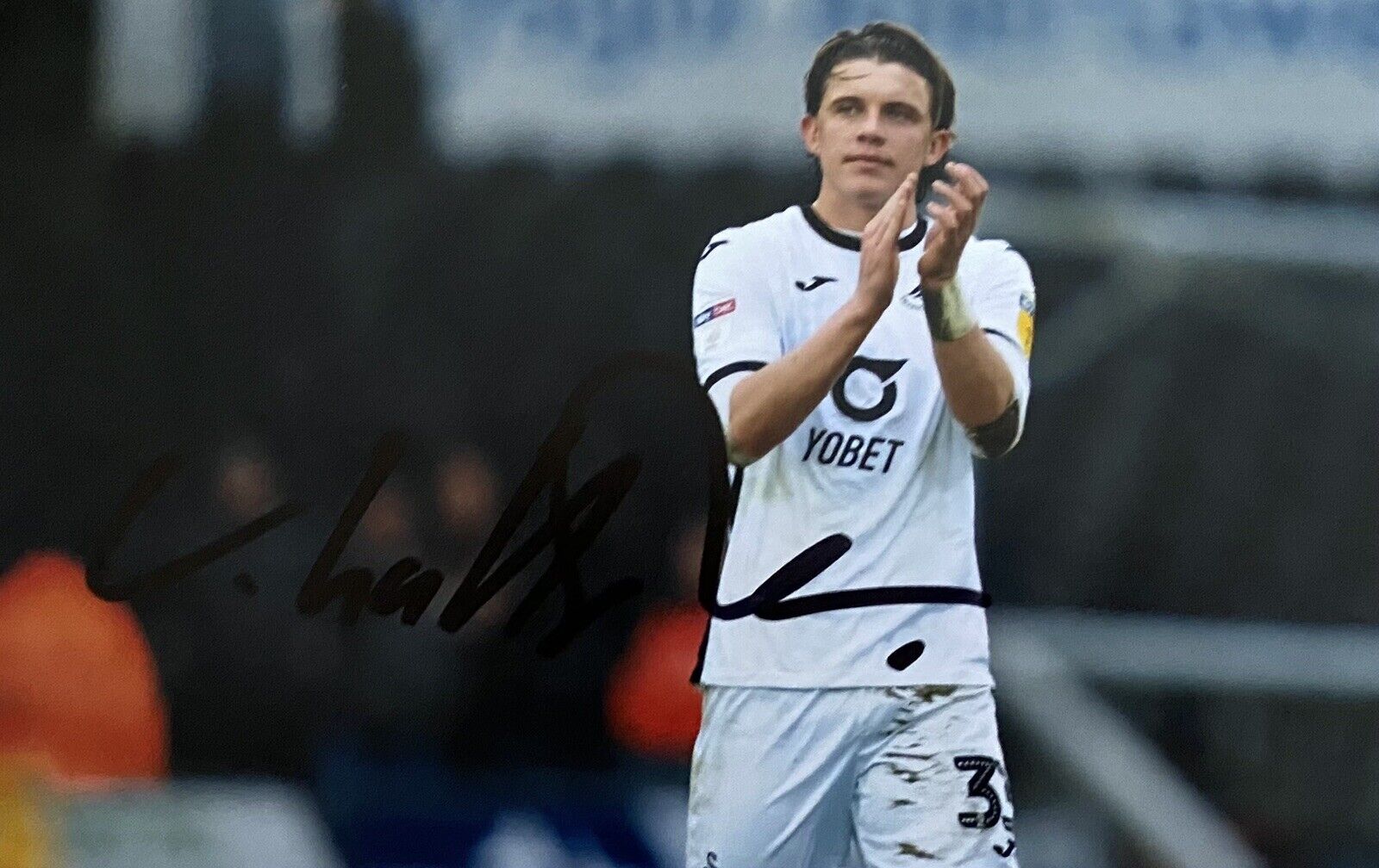 Conor Gallagher Genuine Hand Signed Swansea City 6X4 Photo Poster painting, See Proof