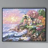 Seaside Garden Lake - 9CT Full Beaded Cross Stitch Kit(55x43cm)