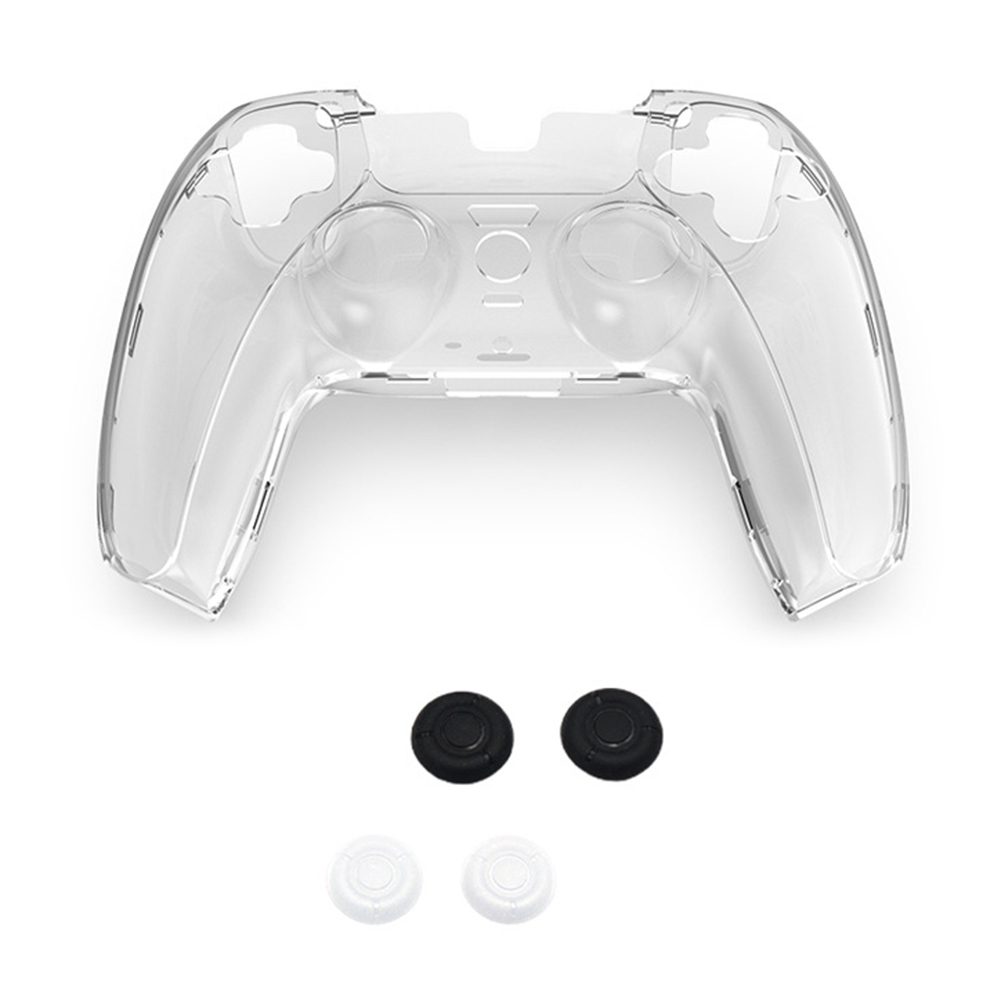 

Hard Clear Pc Case For Dualsense Controller Cover Shell With Thumb Grips, 501 Original