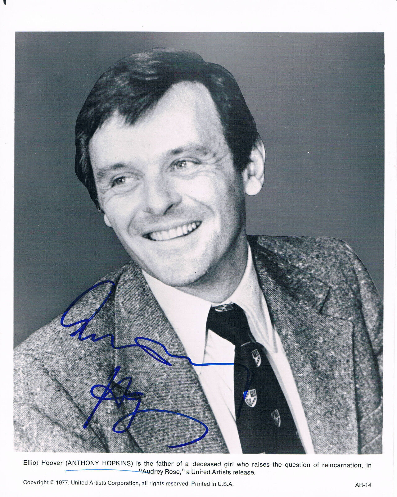 Anthony Hopkins 1937- genuine autograph Photo Poster painting 8x10