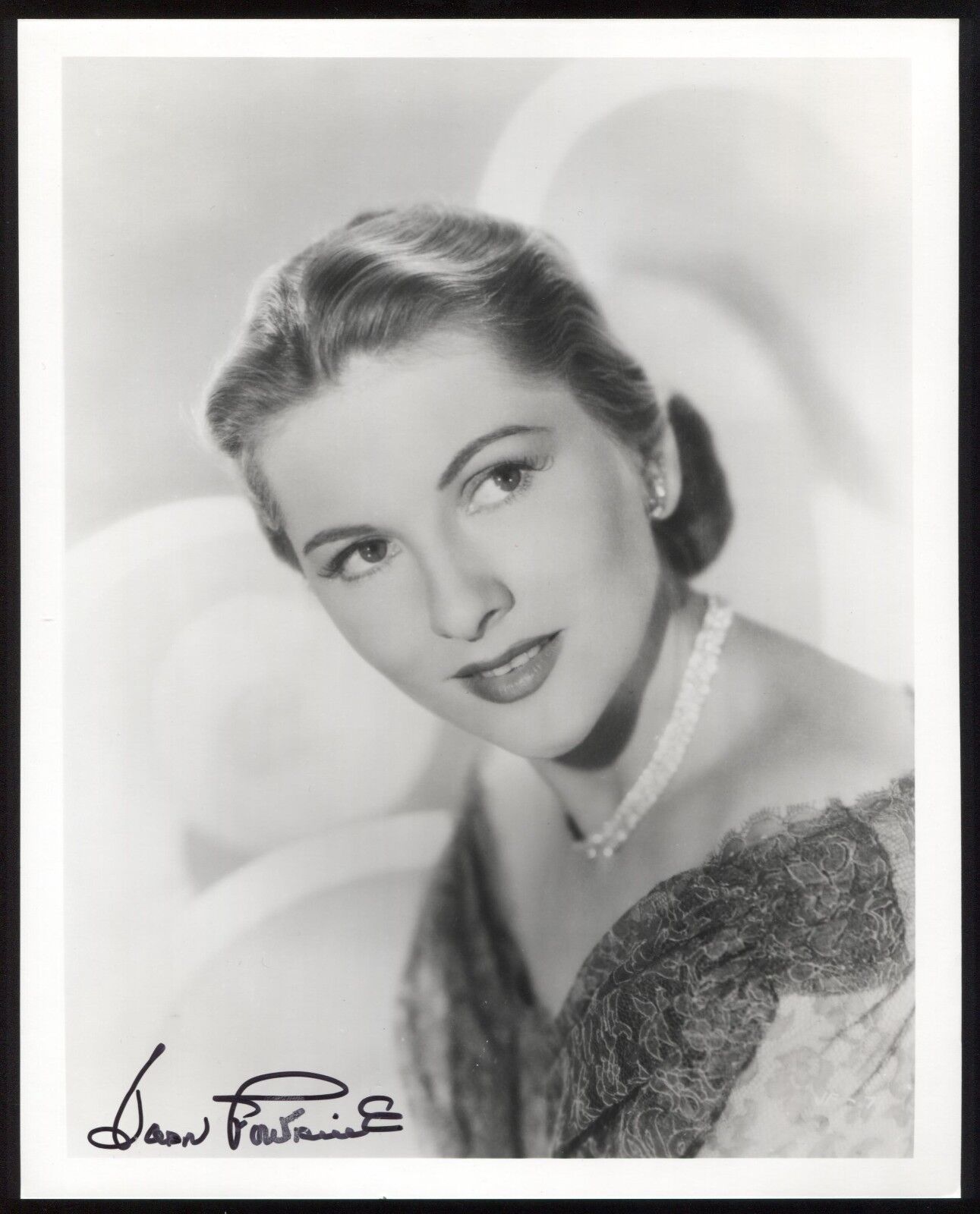 Joan Fontaine Signed 8x10 Photo Poster painting Vintage Autographed Photo Poster paintinggraph Signature