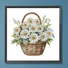 Diamond Painting-DIY Crystal Rhinestone Basket of Flowers