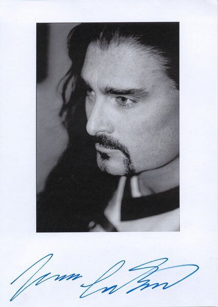 Dream Theatre James LaBrie genuine autograph 8x12