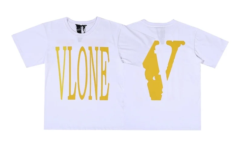 VLONE Short Sleeve Loose T-shirt Couple High Street Hip Hop