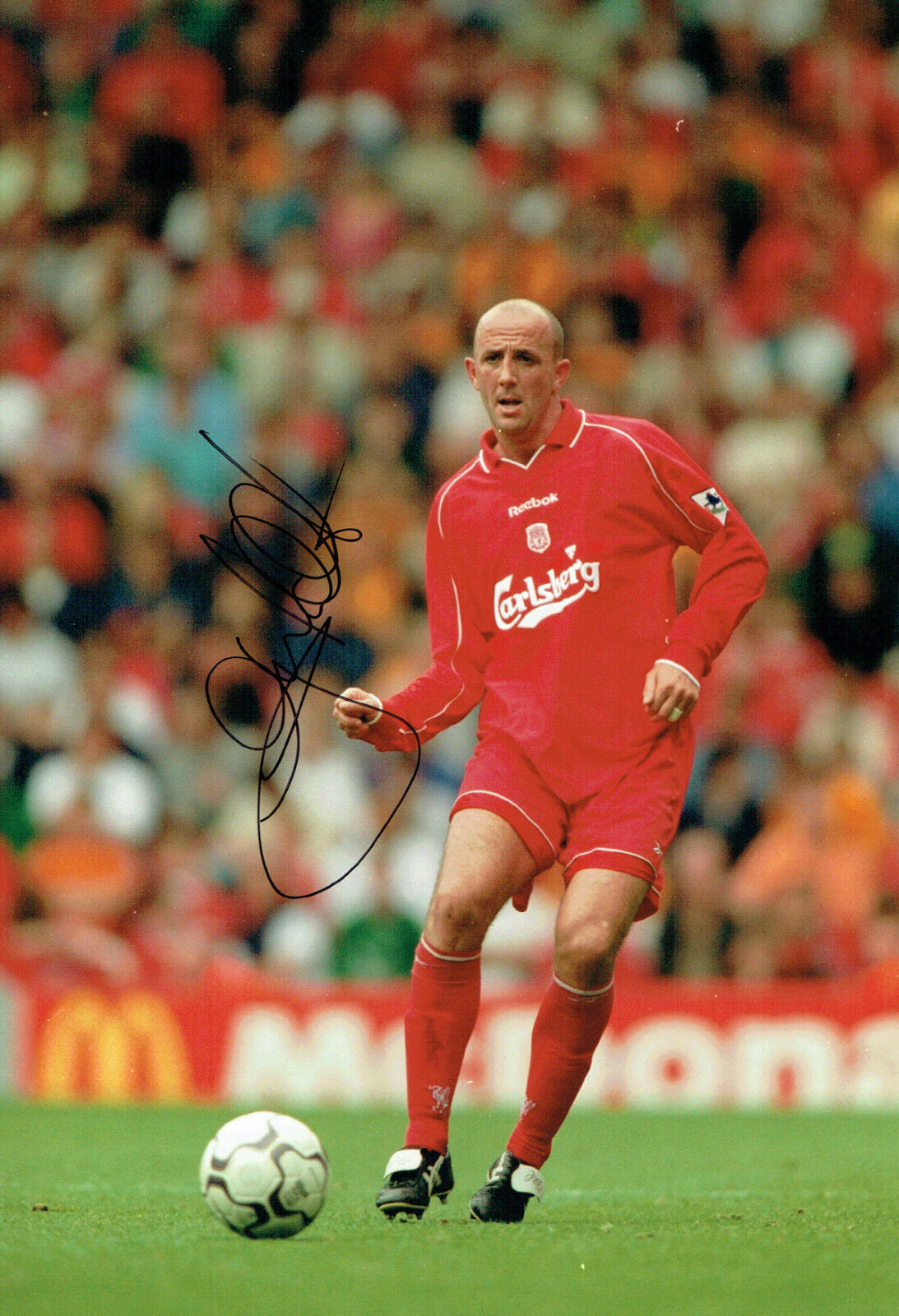 Gary McALLISTER Signed 12x8 Football Photo Poster painting AFTAL COA Autograph Liverpool Legend