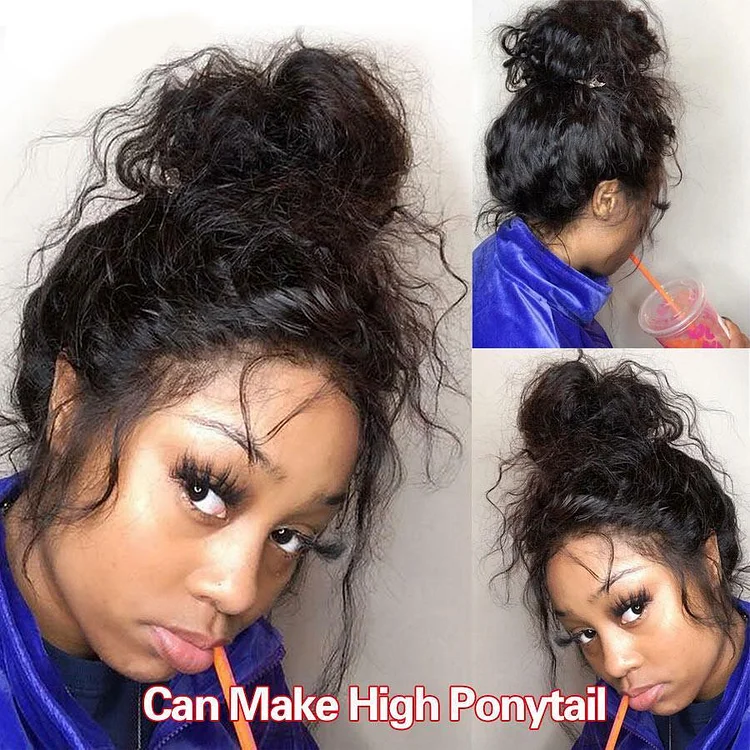Curls Human Hair Wig Water Wave Wig 360 Lace Frontal Wig