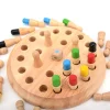🍭&Eacute;checs de b&acirc;ton de match de m&eacute;moire en bois