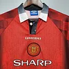 1996-1998 Retro Manchester United Home Long sleeve Football Shirt 1:1 Thai Quality