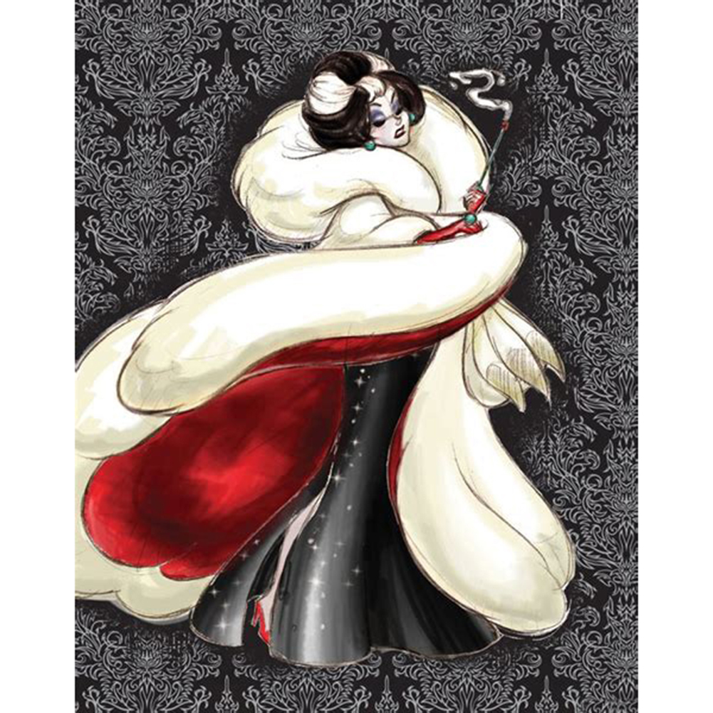 

Queen in Dress - Round Drill Diamond Painting - 35*45CM, 501 Original