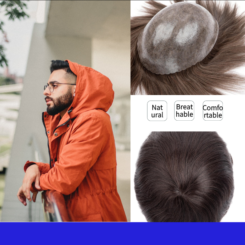 Jewtribute Hair®|Toupee Men Durable Wigs For Men 