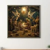 Diamond Painting-DIY Full Round Drill Jesus Religion（40*40CM)