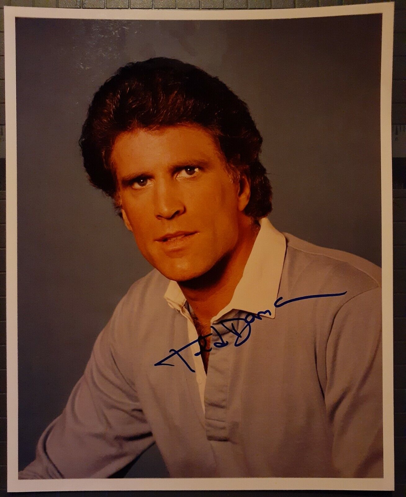 Ted Danson signed 8x10