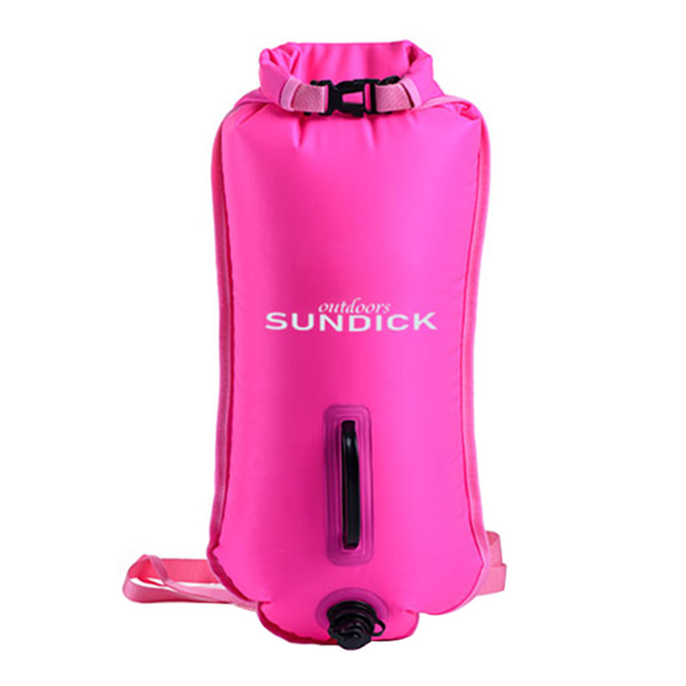 

28L Inflatable PVC Swimming Life Buoy Safety Float Air Dry Tow Bag (Pink), 501 Original