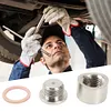 1pcs-M18x1.5 O2 Sensor Adapter Stainless Steel Nut Bung O2 Sensor Bung (Convex)