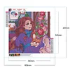 Diamond Painting -DIY Round Drill Girl Dog(40*40 CM)