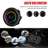LED Digital Color Display Voltmeter Volt Panel Meter for 12V Car Motorcycle