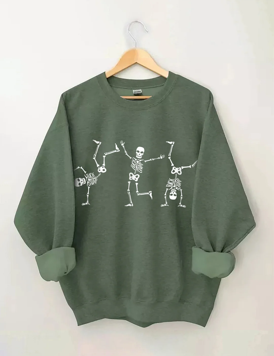 Slightly Subtle FDT Halloween Skeleton Sweatshirt