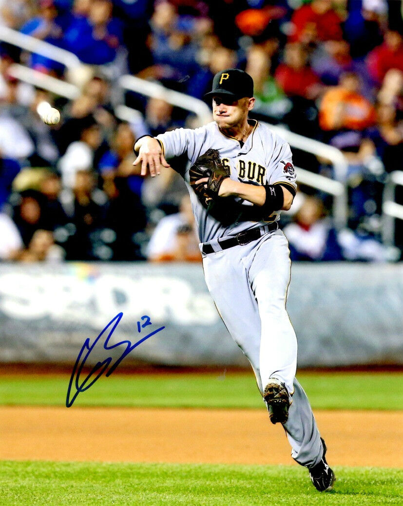 Signed 8x10 CLINT BARMES PITTSBURGH PIRATES Photo Poster painting- COA