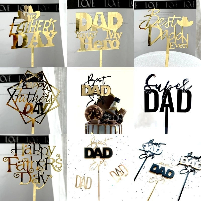 Father's Day Letter Plastic Party Decorative Props
