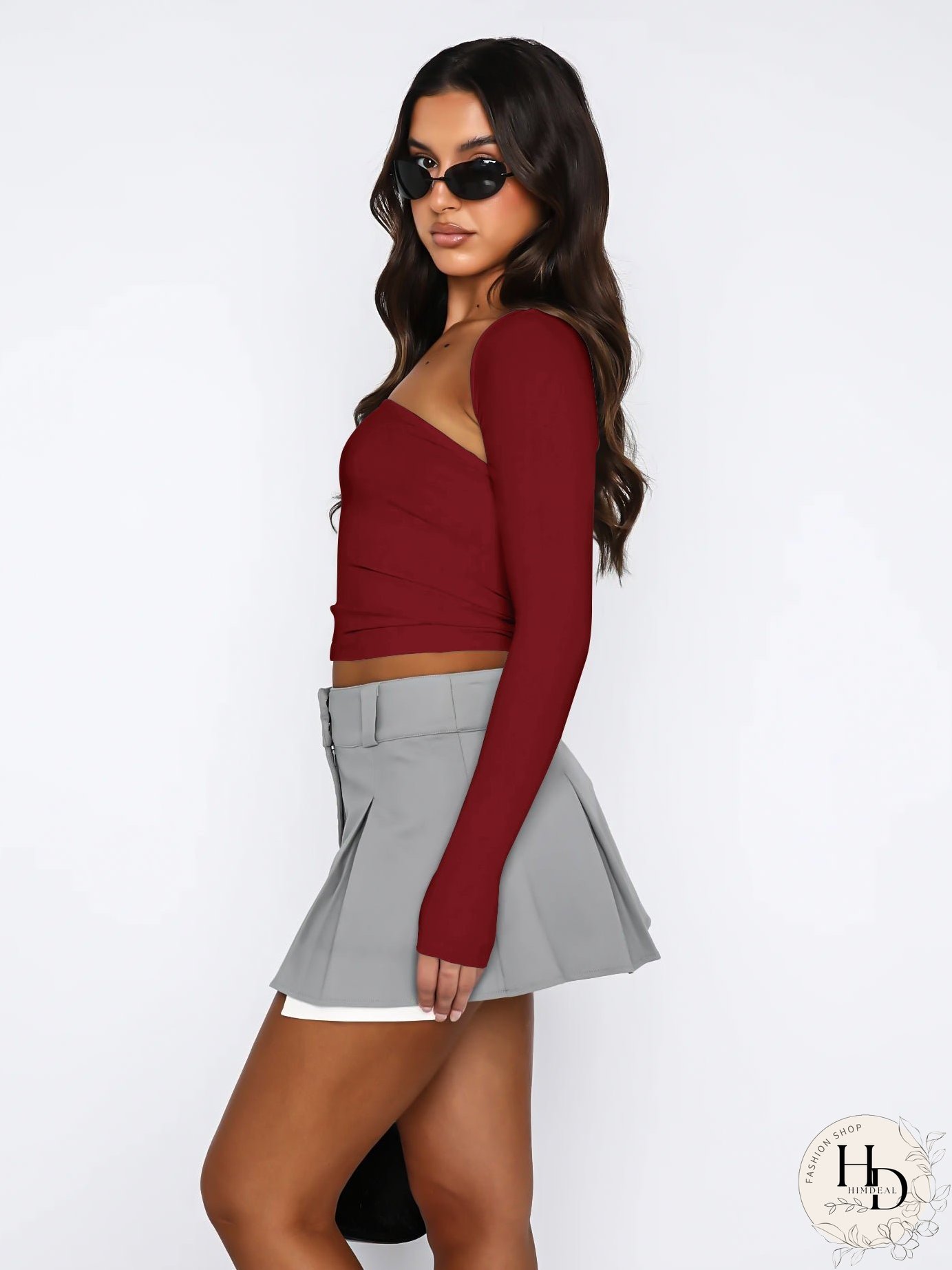 Cutout Raglan Sleeve Bolero and Tube Top