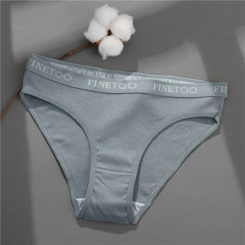 Women Cotton Panties Sexy Underwear Female Pantys Woman's Briefs Underpants Fashion Ladies Female Lingerie Solid Colors M-XXL