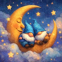 Starry Dreamers - Diamond Painting