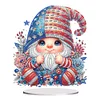 Diamond Painting Acrylic Flag Gnome Diamond Painting Art Tabletop Decorations