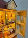 Large-scale DIY Wooden Dollhouse Crafts Miniature Kit--Fairy Tale Home