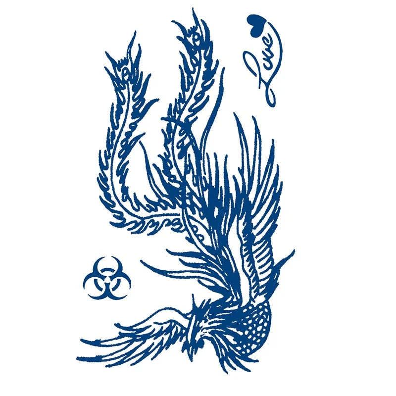 GH101-150 herbal juice tattoo stickers semi-permanent lasting men and women tattoo waterproof sweat plant juice tattoo stickers