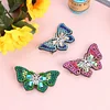 3Pcs papillon-bricolage boucles d&rsquo;oreilles