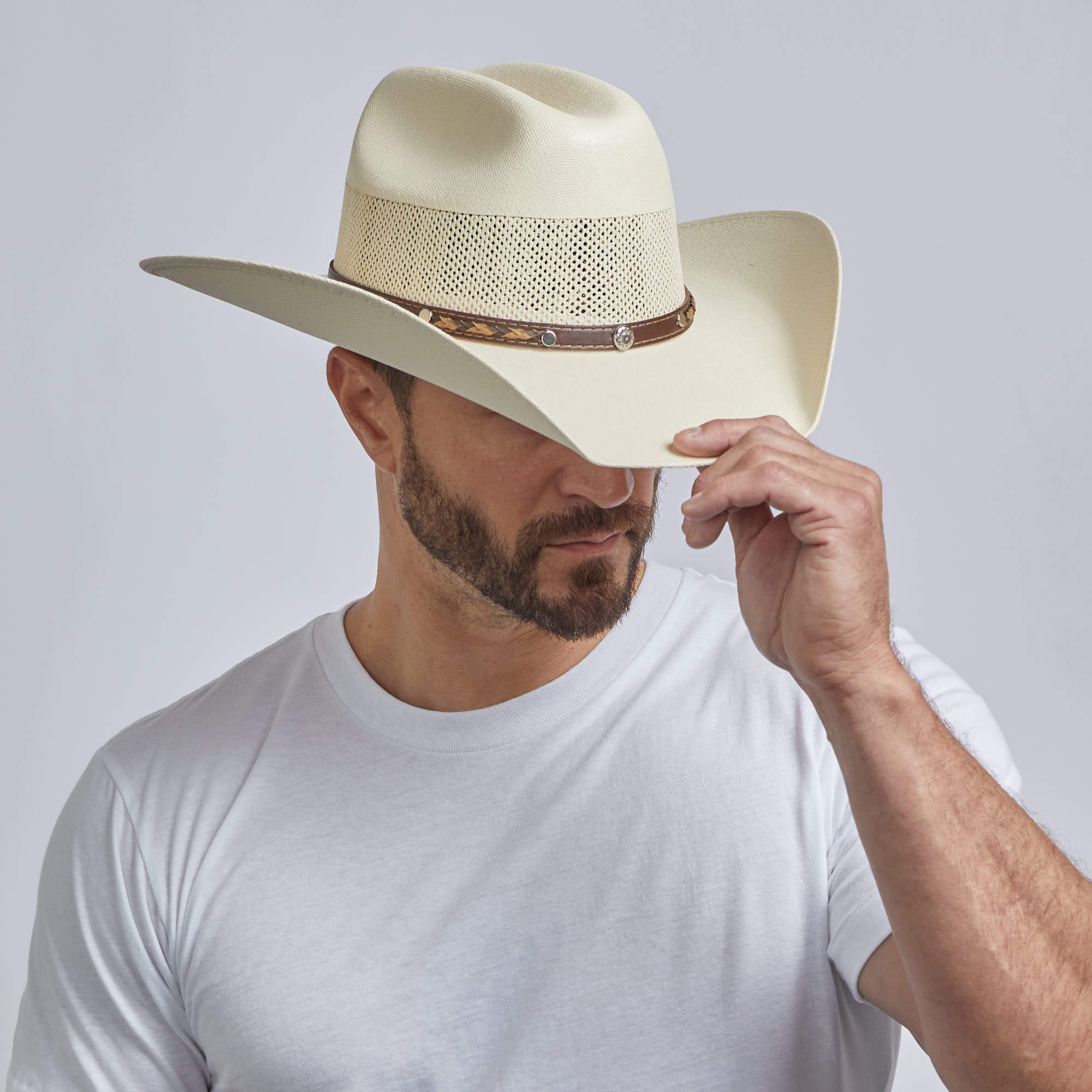 Austin - Straw Cowboy Hat Hatbor