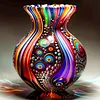 【Limited Stock Sale】Abstract Art Vase - 11CT Stamped Cross Stitch 50*50cm tapestrymarket