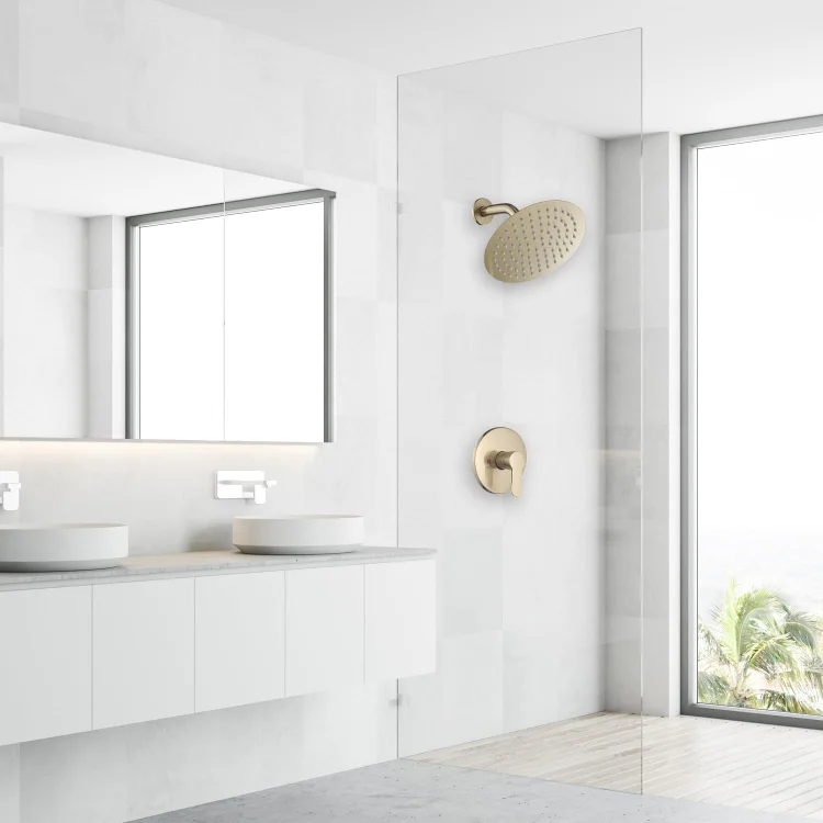 Stainless Steel Shower Head High Pressure Rainall Shower Head Chrome Ultra Thin Design-Best Pressure Boosting with Silicone Nozzle Easy to Install