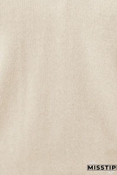 V-Neck Ruffle Trim Long Sleeve Sweater