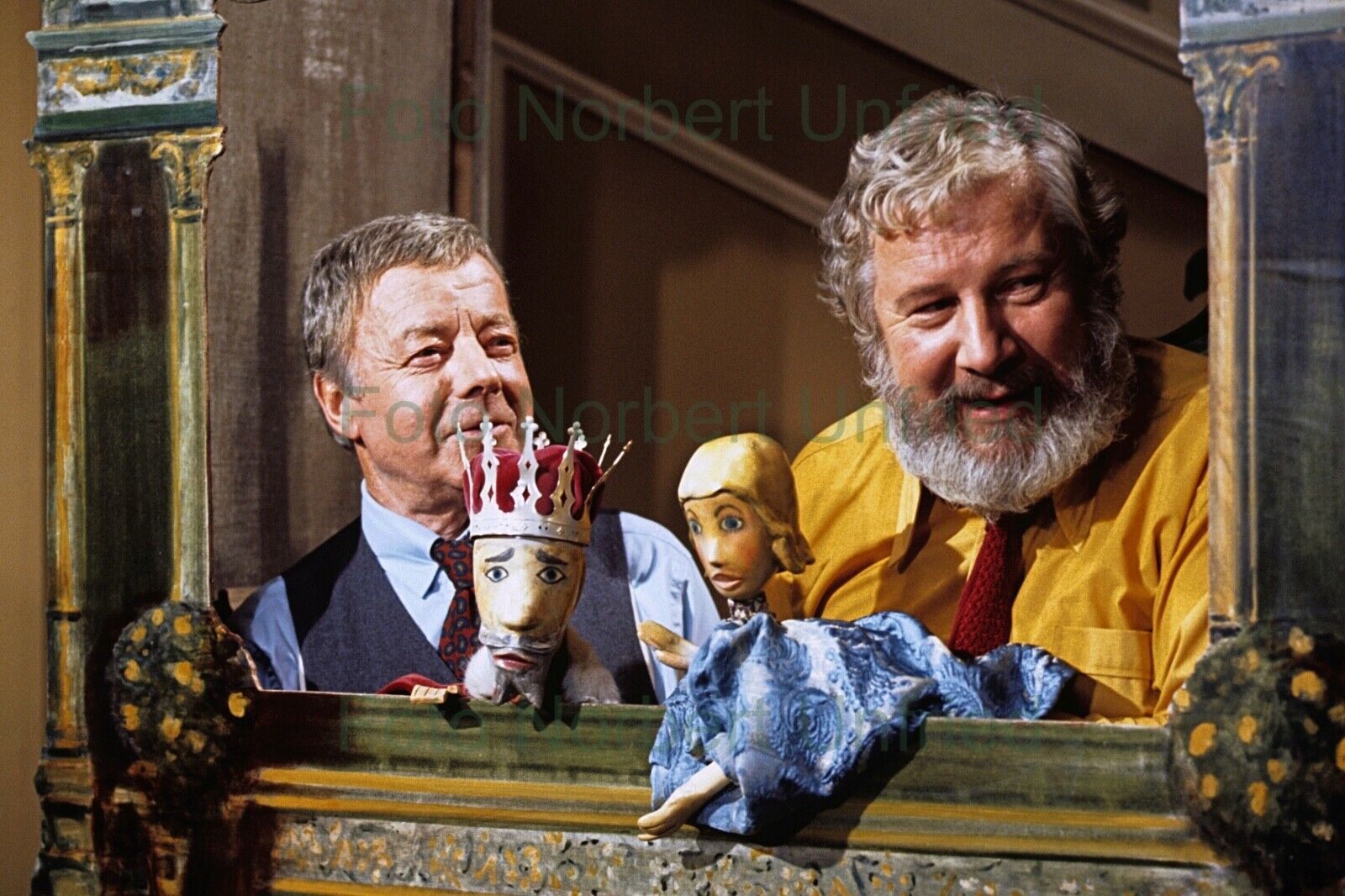 Heinz Rühmann - Peter Ustinov Photo Poster painting 20 X 30 CM Without Autograph (Nr 2-1