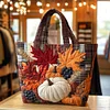 Pumpkin Patch Quilted Tote  Bag🔥All items are shipped in a default size of 15x14 inches.