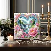 (Pre-Framed)Heart Landscape-Special Shape Diamond Painting Kit(25x25cm)