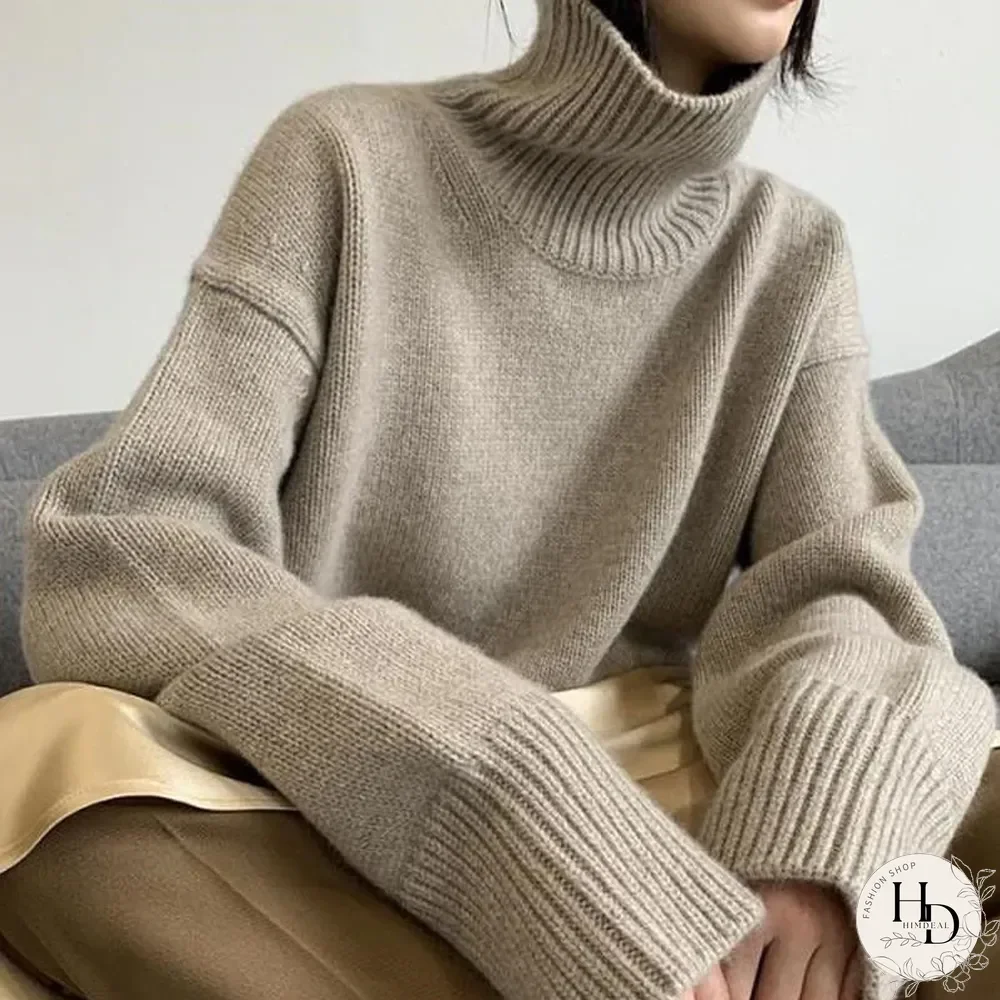 Turtleneck Loose Lazy Wind Large Size Sweater